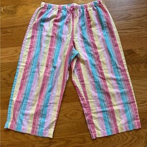 Joe Boxer Striped Lounge Pants in Pink, Blue & Yellow